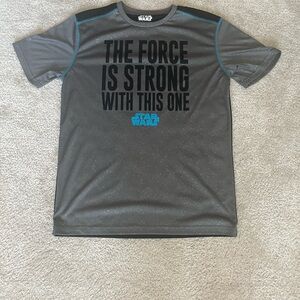 Star Wars Gray and Black Short Sleeve Tee